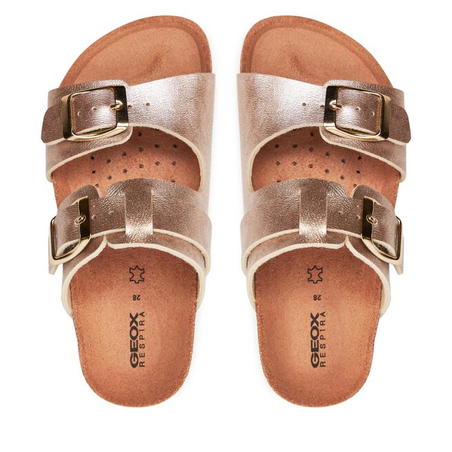 Pantoletten Geox J Adriel Girl J358ME 000BJ C8124 S Rosa | eschuhe.de