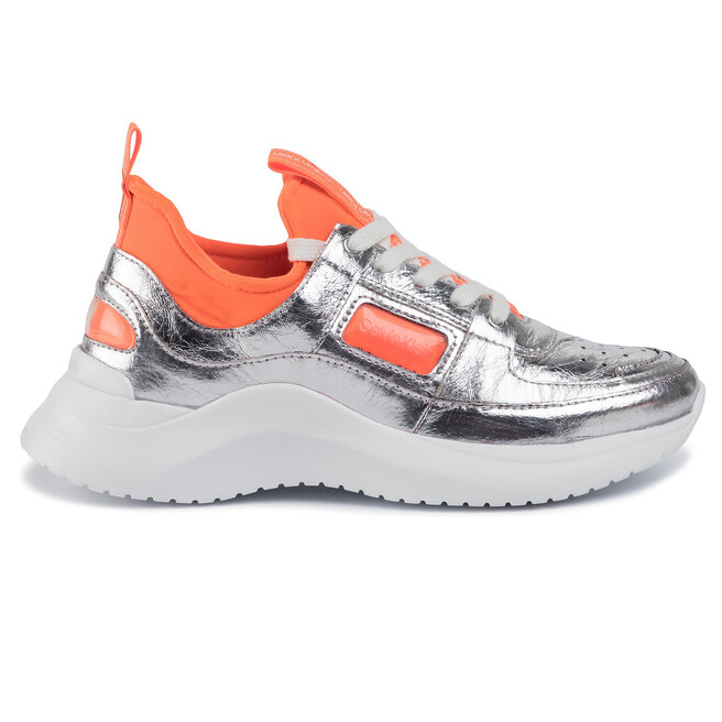 Sneakers Nike Silver nere con rifiniture verde fluo – Belli De Casa