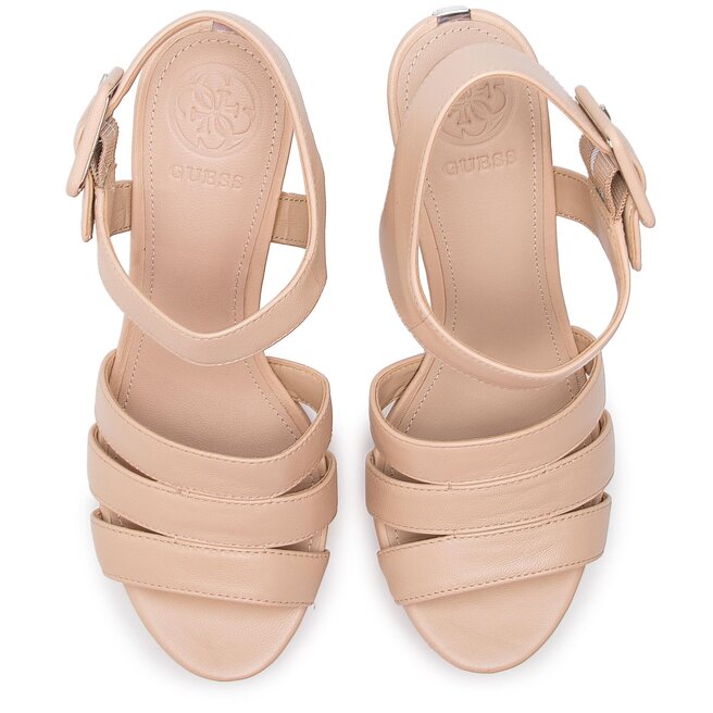Sandalen Guess Lylah FL6LYL LEA03 NATU de.eschuhe.ch