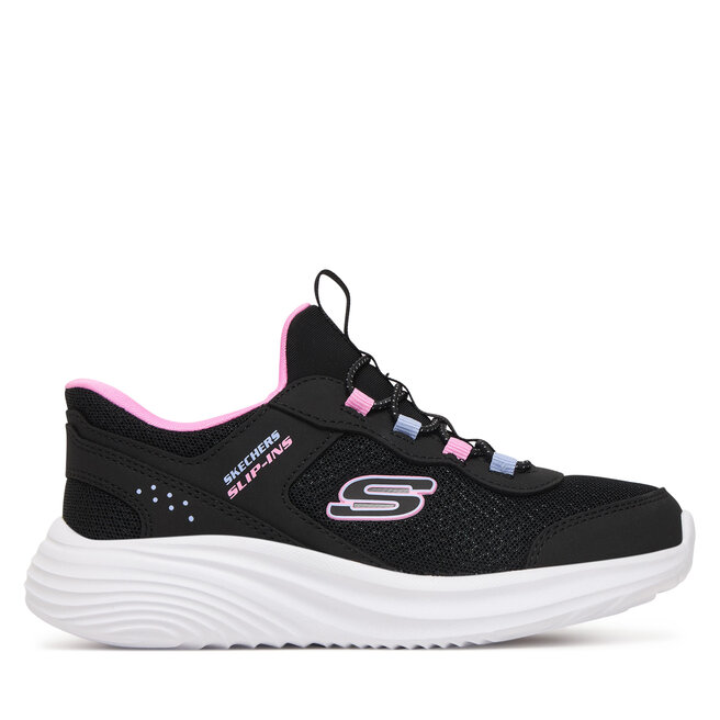 Sneakersy Skechers Slip-Ins: Bounder Pro 303690L/BLK Czarny - dziewczęce