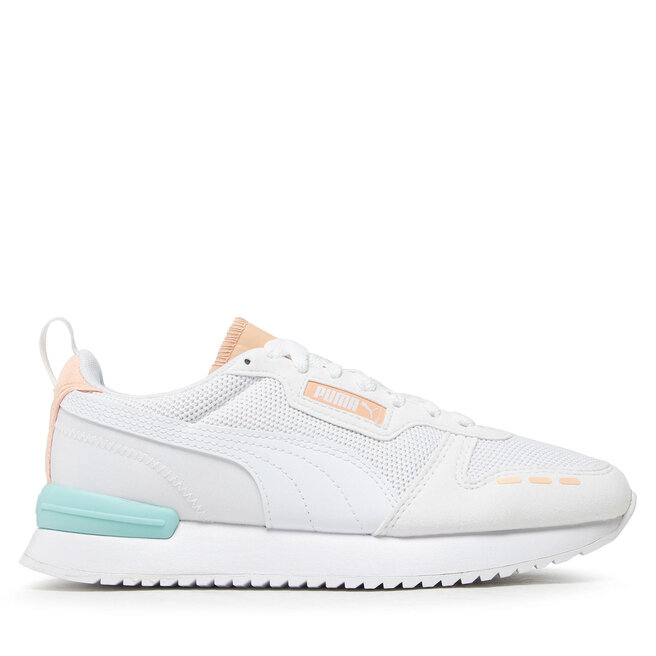 Puma Sneakersy Puma R78 373117 41 White/White/Peach Parfait
