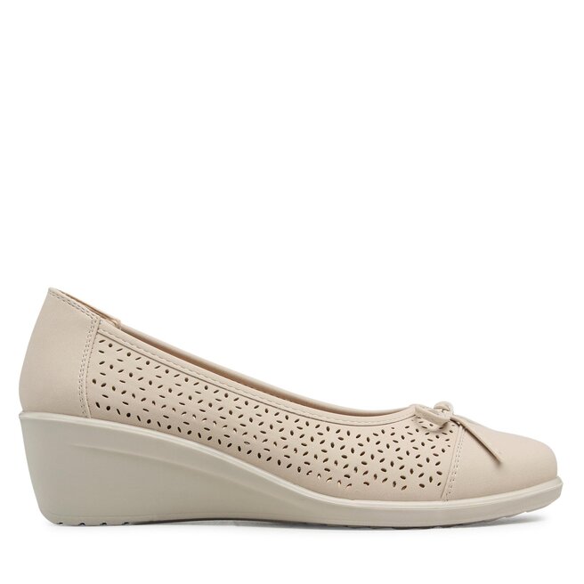 Czółenka Clara Barson JBZI-0511-15 Beżowy - kobiece