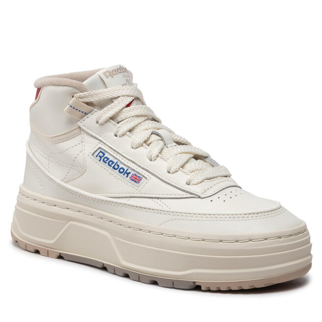 Pantofi Reebok Club C Geo Mid GZ4935 Chalk/Flasrd/Vecblu