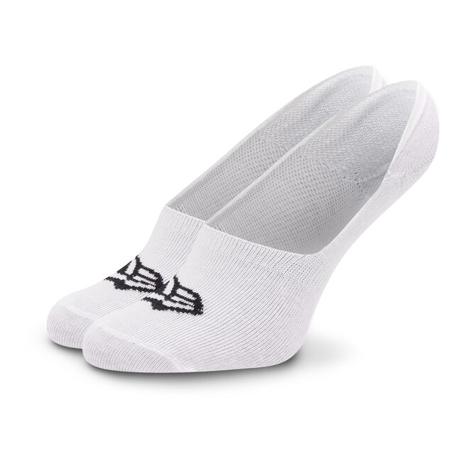 Zestaw 3 par stopek unisex New Era Flag Invisible - Biały