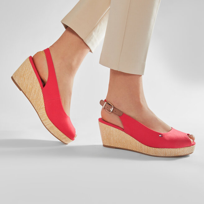 iconic elba slingback wedge