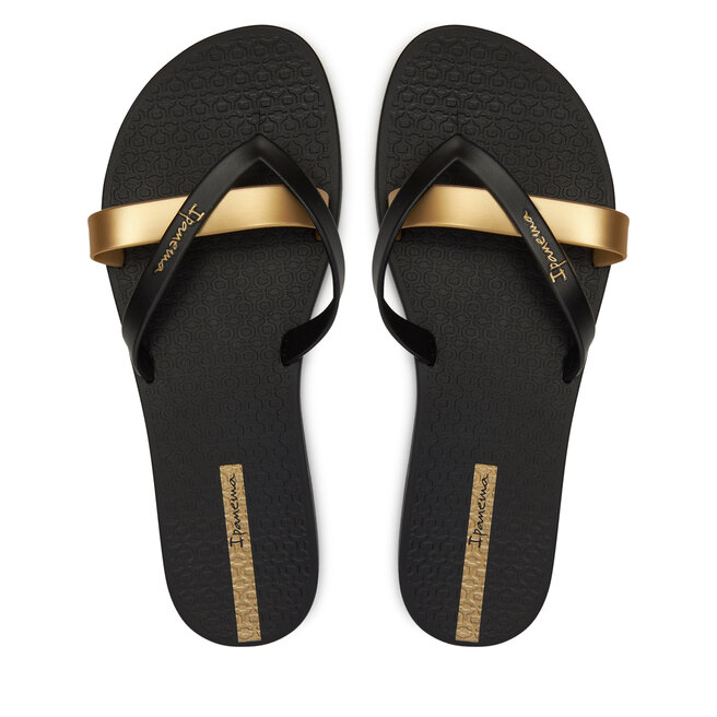 Zehentrenner Ipanema 81805 Black/Gold AT156 | eschuhe.de