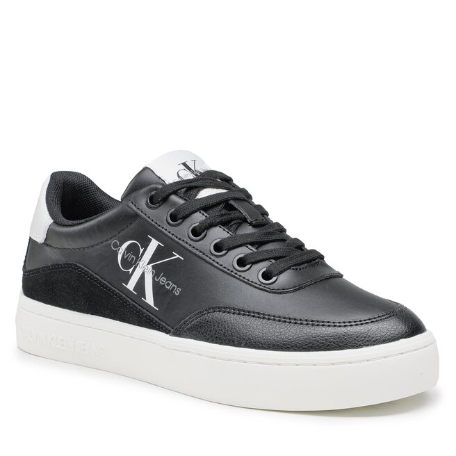 Calvin Klein Jeans Сникърси Calvin Klein Jeans Classic Cupsole Lth-Su Mono W YW0YW00699 Black/White 0GJ