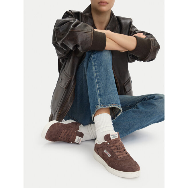 Sneakersy Guess Jeans EO-XL250041 Brązowy ciemny - kobiece