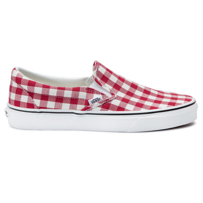 Gingham slip ons hotsell
