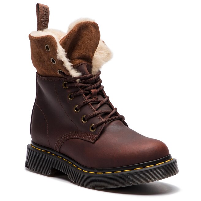 Anfibi Dr. Martens 1460 Kolbert 24014201 Dark Brown Mustang