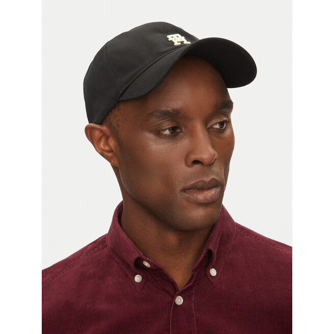 Czapka z daszkiem Tommy Hilfiger Imd Color 6 Panel - Czarny