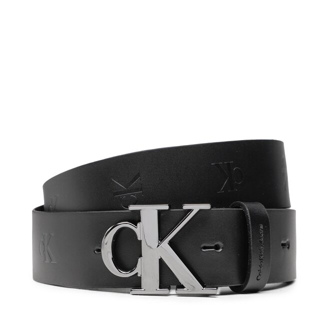 Ζώνη Ανδρική Calvin Klein Jeans Round Mono Plaque Belt Aop 35mm K50K510155 0GJ