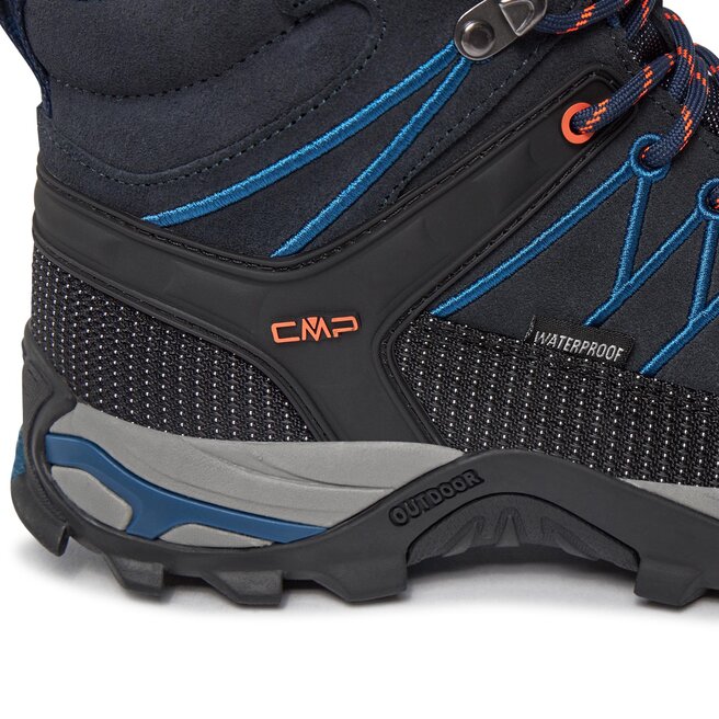 CMP Trekkings CMP Rigel Mid Trekking Shoes Wp 3Q12947 B.Blue-Flash Orange 27NM