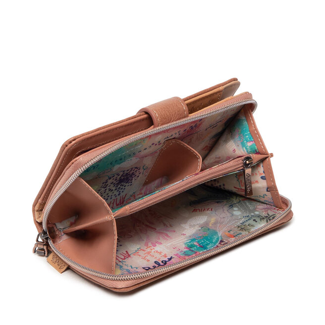 Anekke Damen-Geldbörse Mehrfarbig – 18x10x2 Cm, Mit RFID-Schutz & Praktischen Fächern