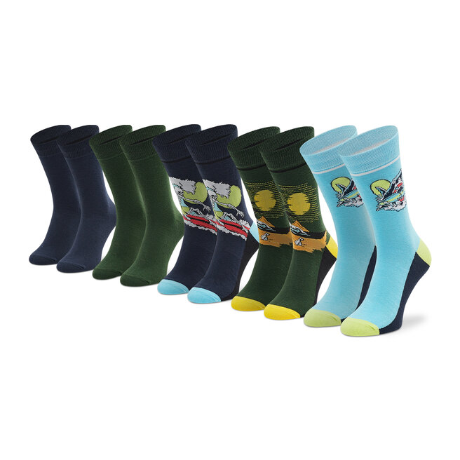 2 PAIA CALZETTONI LUNGHI UNISEX SPUGNA KAPPA ART