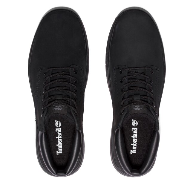 Timberland Kotníková obuv Timberland Maple Grove Lthr Chk TB0A658N0011 Blackout Nubuck