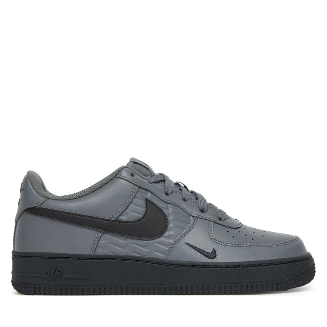Sneakersy Nike Air Force 1 GS IH4475 025 Szary - chłopięce