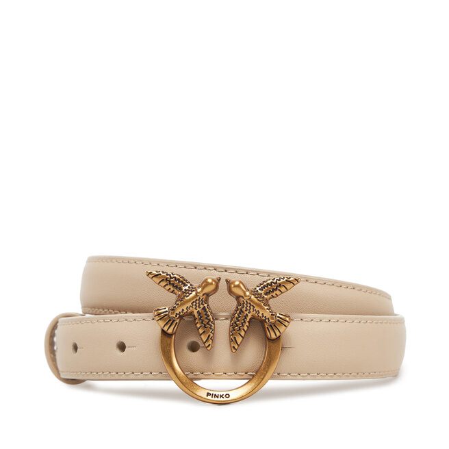 Pasek Damski PINKO Love Berry H2 Belt PE 25 PLT01 100143 - Beżowy