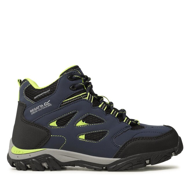 Regatta Trekkings Regatta Holcombe Iep Mid Jnr RKF573 Navy/Lime Punch 9TD