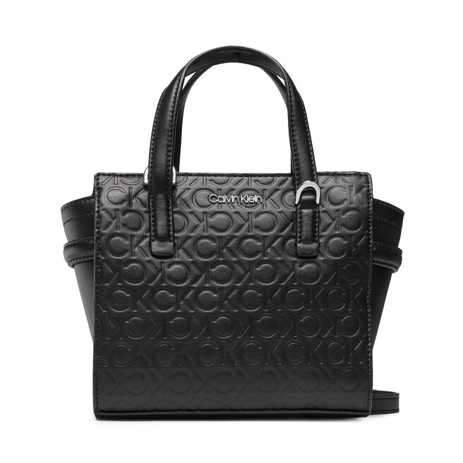 Geantă Calvin Klein Ck Must Mini Tote Embossed K60K610193 Black BAX