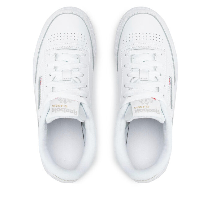 Reebok Обувки Reebok Club C 85 BS7686 White/Light Grey/Gum