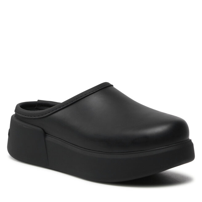 Șlapi Calvin Klein Rain Clog HW0HW01266 Ck Black BLK Black imagine noua gjx.ro