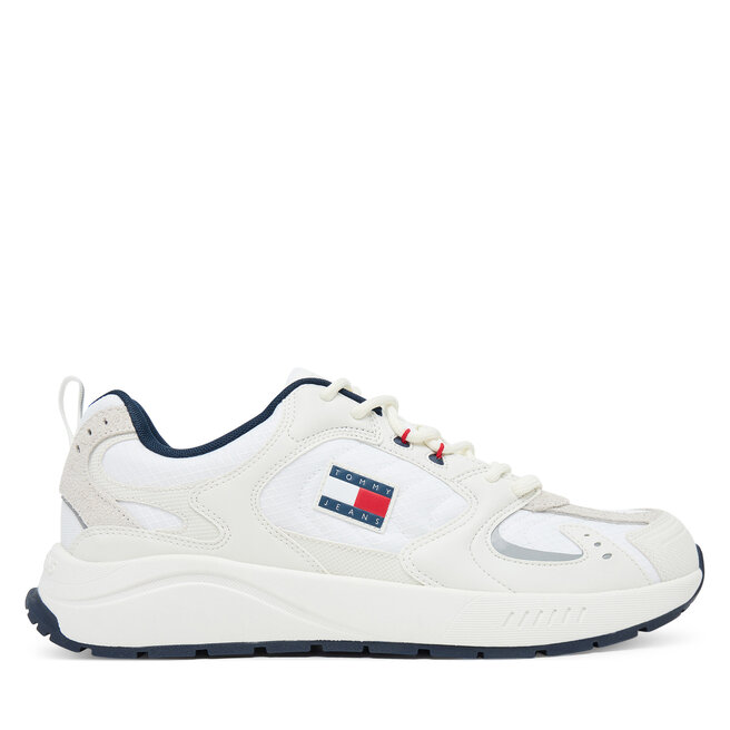 Sneakersy Tommy Jeans Tjm Runner - Écru