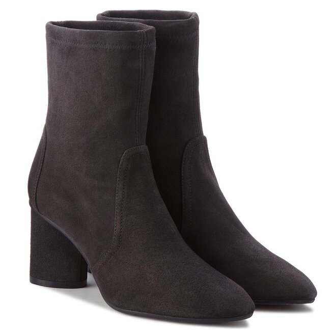 Bottines Stuart Weitzman Margot 75 YL96065 Asphalt Suede