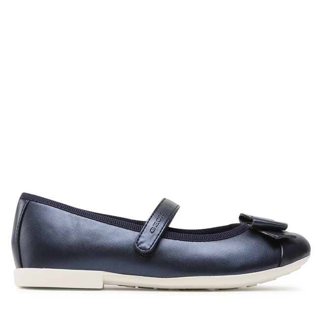 Ballerines Geox Fille Jr Plie' C - Respirantes - Semelle Caoutchouc - Taille 20-38