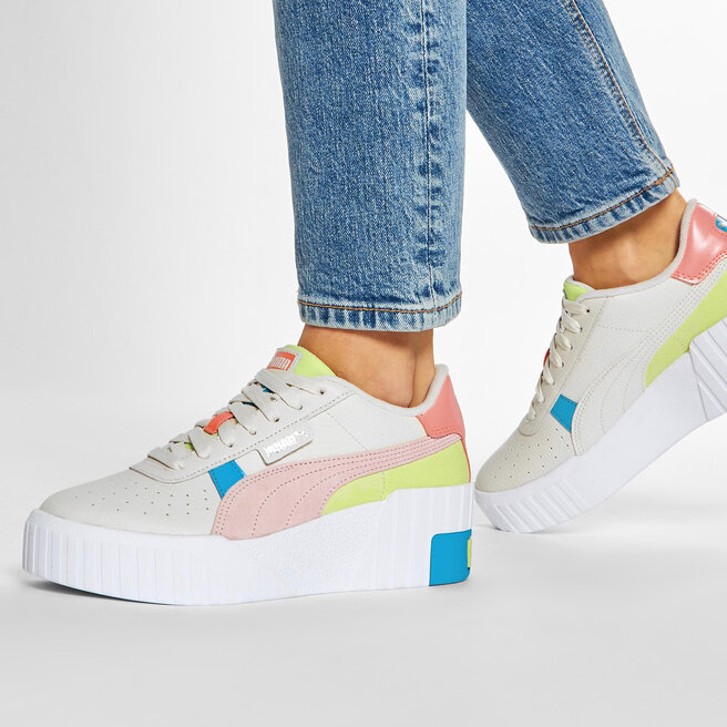 puma cali wedge green