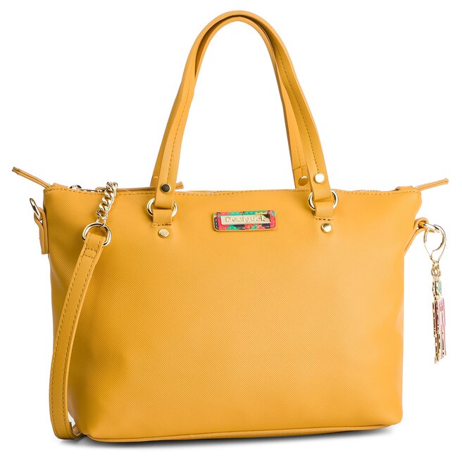 Sac a outlet main desigual jaune
