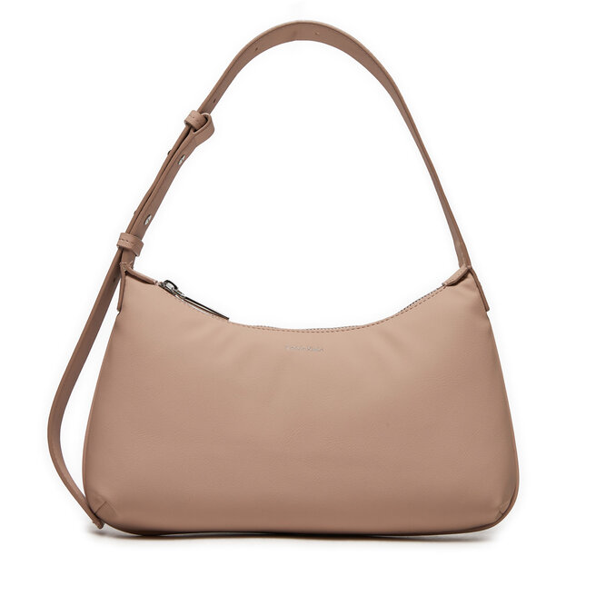 Torebka Calvin Klein Calvin Soft Shoulder Bag - Beżowy