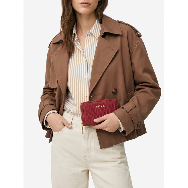 Portfel MEXX CEO-MEXX-W1-002-SS26 Czerwony -