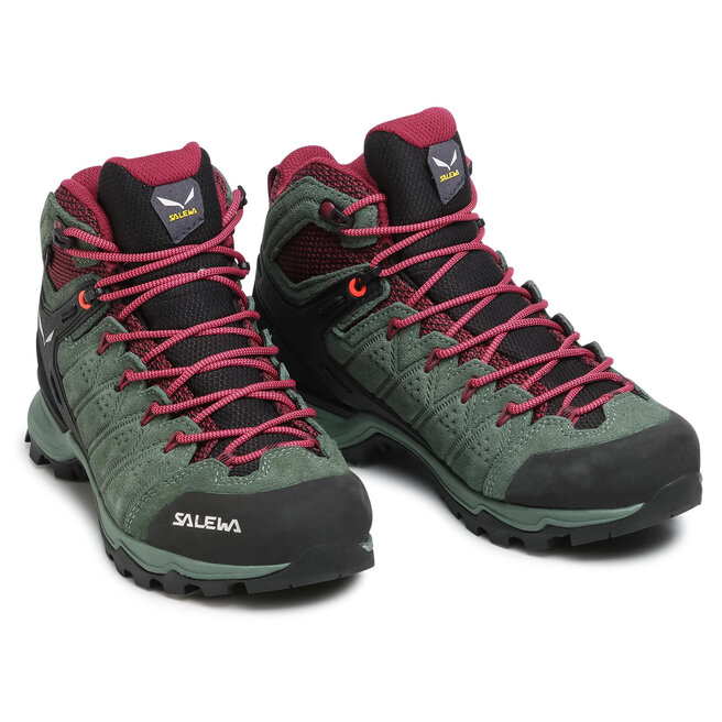 Salewa Trekkings Salewa Ws Alp Mate Mid Wp 61385-5085 Duck Green/Rhododendon 5085