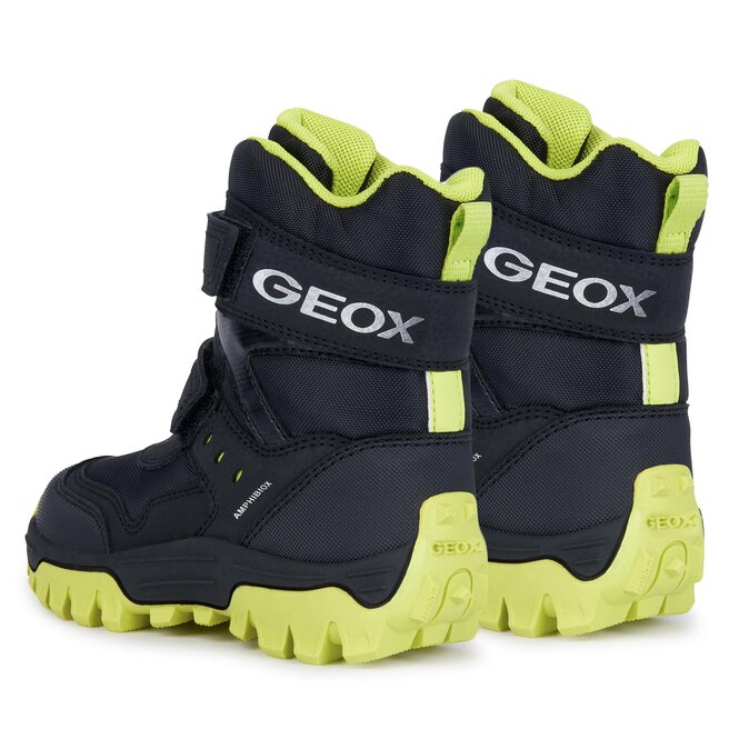 Geox Hótaposó Geox J Himalaya Boy B Abx J36FRC 0FUCE C0802 D Black/Lime