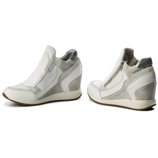 Pero vapor Fuera de borda Sneakers Geox D Nydame A D620QA 08522 C1352 White/Off White • Www.zapatos.es
