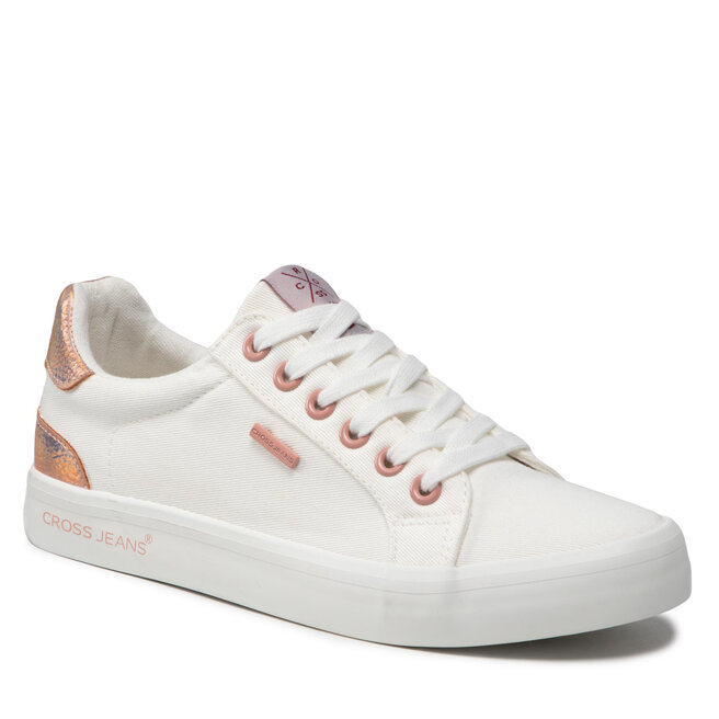 Teniși Cross Jeans JJ2R4037C White/Lt.Pink
