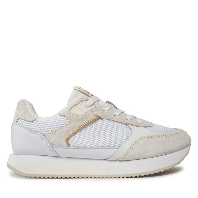 Sneakersy Tommy Hilfiger Essential Elevated Runner - Biały