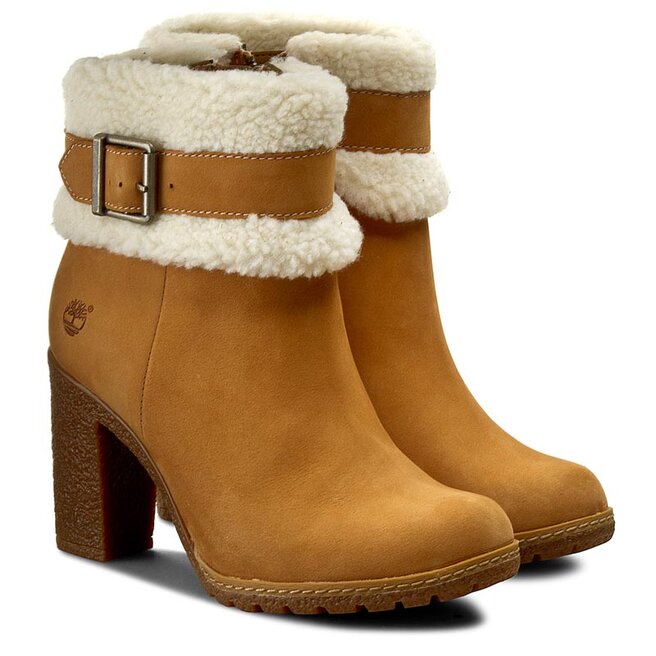Bottines Timberland Glancy Teddy Fold Do A19B2 Wheat chaussures