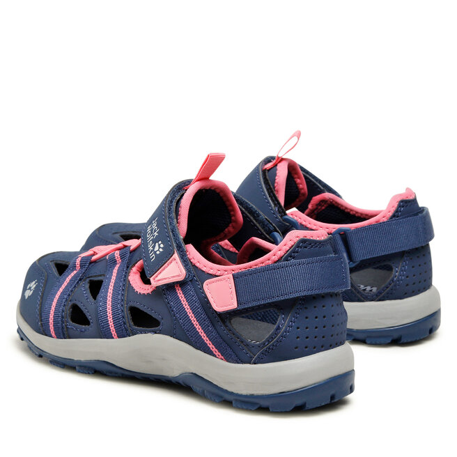 Jack Wolfskin Sandale Jack Wolfskin Sun Climber K 4050701 Blue/Coral