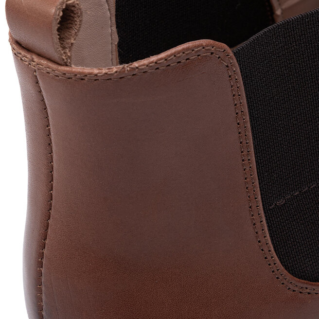 Botines Clarks Netley Ella 261381305 Tan Leather zapatos.es