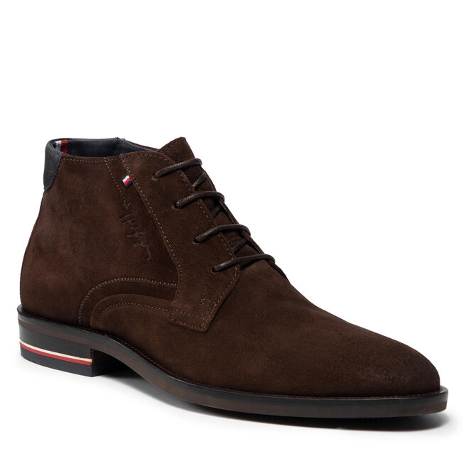 hilfiger suede boots