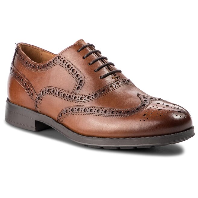 Chaussures basses Geox U Hilstone 2Fit B U824PB 00043 C6001 Cognac