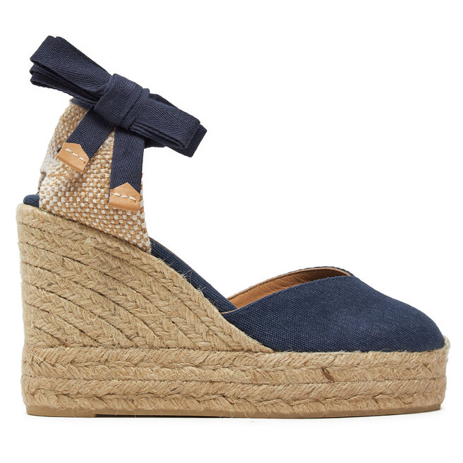 Espadryle Castañer Chiara/8Ed/002 - Niebieski
