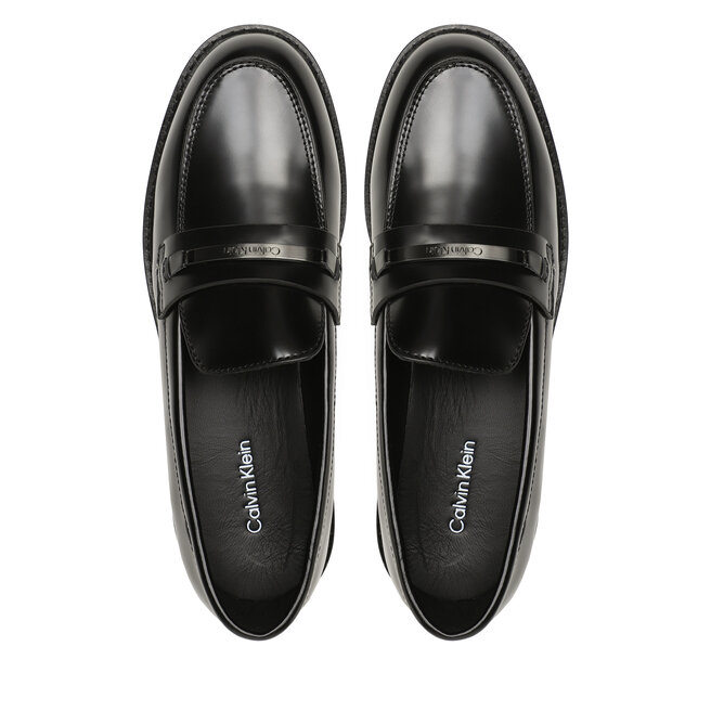 Calvin Klein Loaferek Calvin Klein Rubber Sole W/Hw HW0HW01791 Ck Black BEH