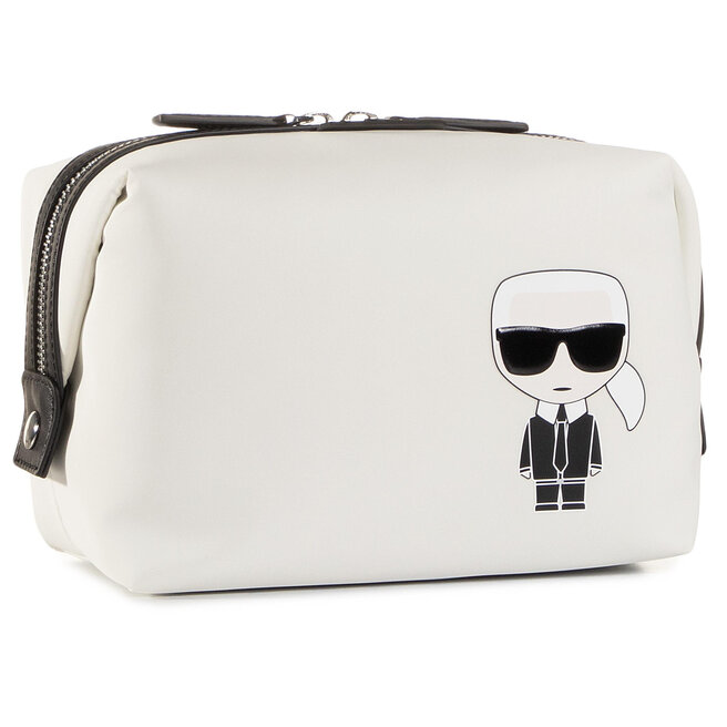 Pochette per cosmetici KARL LAGERFELD 205W3216 White escarpe