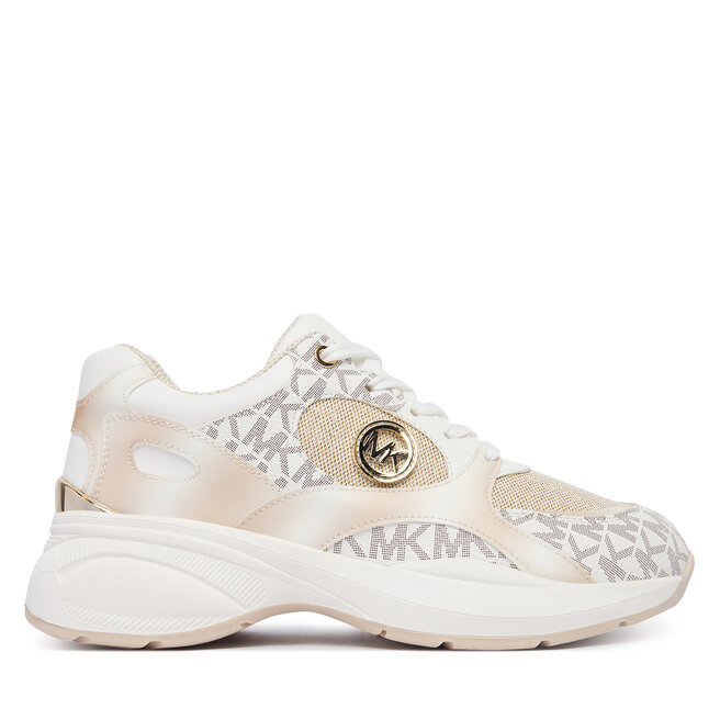Sneakersy MICHAEL Michael Kors Zuma MK02656257 Kremowy - dziewczęce