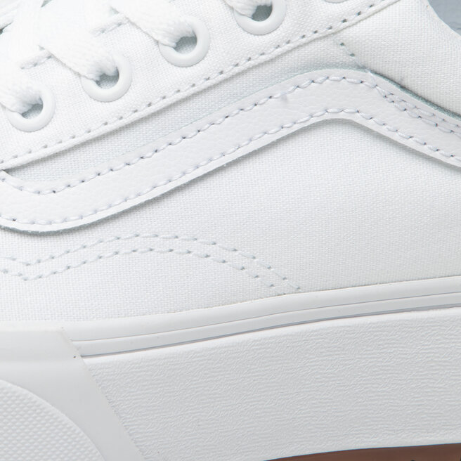 Vans Teniși Vans Old Skool Stacked VN0A4U15L5R1 (Canvas) True White