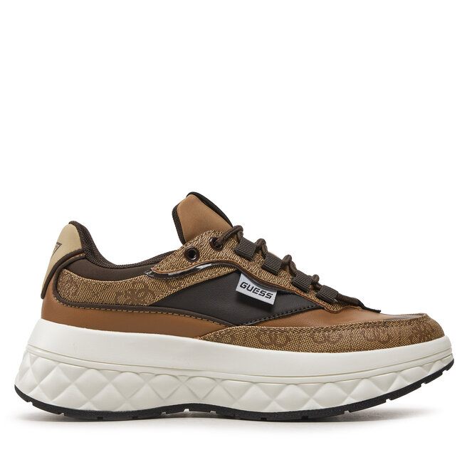 Sneakersy Guess Kyrki FLTKYR - Brązowy