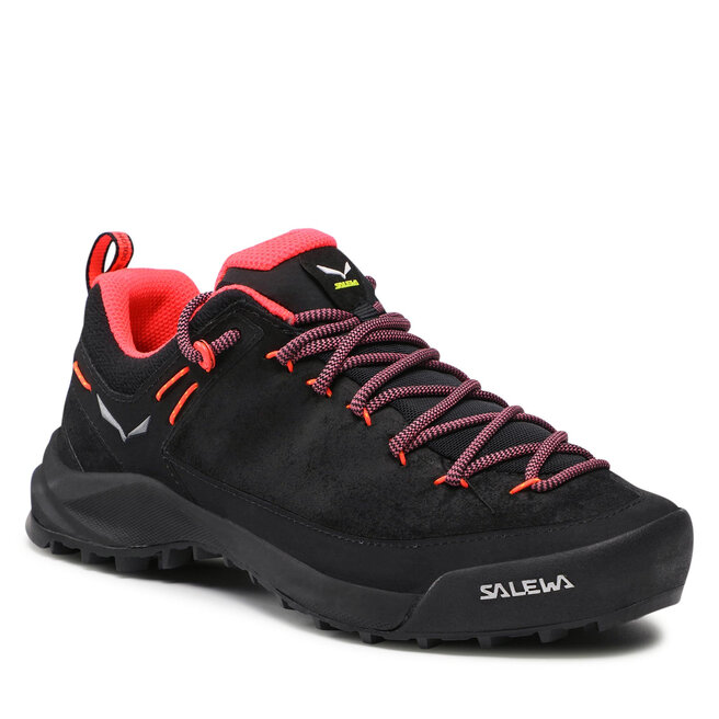 Salewa Παπούτσια πεζοπορίας Salewa Ws Wildfire Leather 61396-0936 Black/Fluo Coral